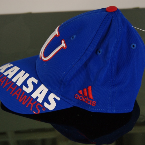 Adidas KU Kansas Jayhawks Hat Cap - Picture 3 of 7